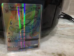 Pokemon Sylveon GX Guardians Rising Card 158/145 Secret Rare SM Rainbow Holo - Image 1