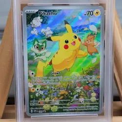 Pikachu #088 PSA 10 Paldea Adventure Chest Black Star Promo SVP EN Graded Card - Image 2