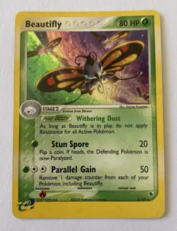 Beautifly 2/109 - Rare Holo - EX Ruby & Sapphire - Pokemon Card - NM - 1¢ start - Image 1