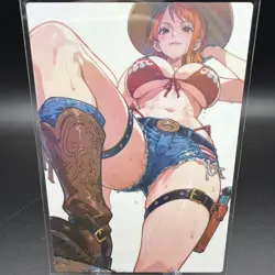 Nami One Piece Anime Waifu Card Doujin ACG Goddess Holo - Image 1