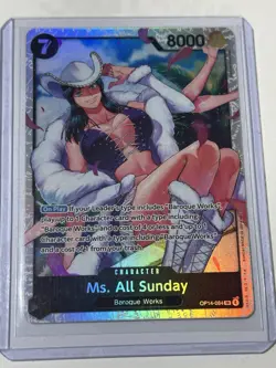 Ms. All Sunday Op14-084 Azure Sea Seven One Piece Card Game English TCG NM - Image 1