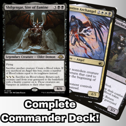 MTG Commander EDH Deck Shilgengar, Sire of Famine 100 Magic Cards Custom Angels - Image 1