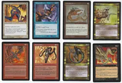 MTG Tribal Slivers Mixed 8 Card Lot Vintage Old School Magic The Gathering - Image 1
