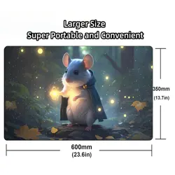 MTG Playmat, Game Play Mat for MTG TCG 24 x 14 inches Trading Card Inked Game... - Image 2
