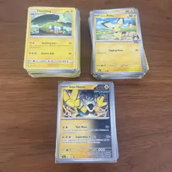 Large Bulk Lot Of 150+ Electric Type Pokemon Cards | No Energy Or Trainers | NM - Image 1