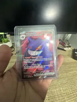 Pokemon TCG Gengar EX 193/162 Temporal Forces Illustration Rare Card NM 1/2 - Image 1