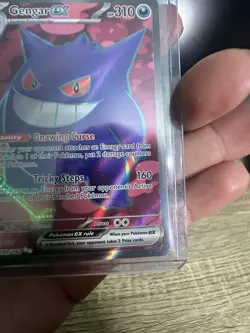 Pokemon TCG Gengar EX 193/162 Temporal Forces Illustration Rare Card NM 1/2 - Image 5