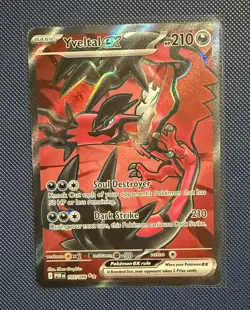 Pokemon Yveltal EX Holo Dark Type 210 HP Basic Pokemon TCG Card 105/088 - Image 1