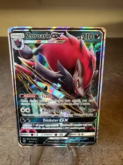 Pokemon TCG Zoroark GX Shining Legends Holo Ultra Rare Card 53/73 NM - Image 1