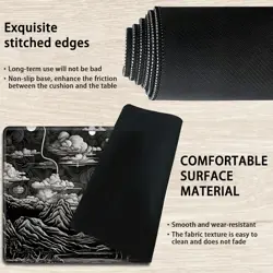 for MTG Playmat TCG Board Game Mat Plus 50 Pcs Card Sleeves, 24 x 14 Table Ma... - Image 3