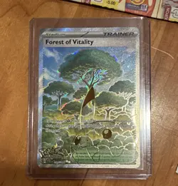 Pokemon Forest of Vitality 109/088 Trainer-Stadium Holo Card - Image 1