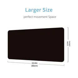 TCG Playmat, Black MTG Game Mat, Mousepad Compatible for MTG Trading Card Gam... - Image 2