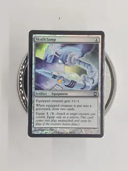 Skullclamp Foil Darksteel LP Small Seller 📦 Fast Free Shipping! - Image 1