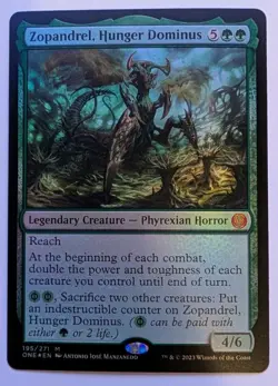 Zopandrel, Hunger Dominus ONE #195 NM FOIL - Image 1