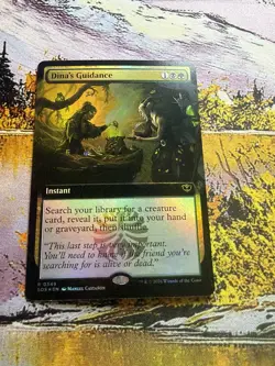 Dina's Guidance - Foil - Extended Art Secrets of Strixhaven MTG - Image 4