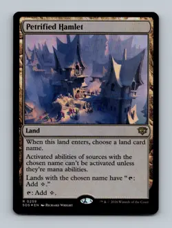 Petrified Hamlet (Foil) 0259 (R) MTG Secrets of Strixhaven (SOS) - Image 1