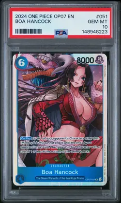 2024 ONE PIECE OP07-500 YEARS IN THE FUTURE #051 BOA HANCOCK PSA 10 - Image 1