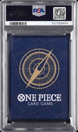 2025 ONE PIECE OP11-ALT ART #114 GUM-GUM FIRE-FIST PISTOL RED HAWK PSA 10 - Image 2
