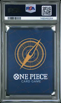 2022 ONE PIECE OP01-ROMANCE DAWN ERRATA #047 TRAFALGAR LAW PSA 10 - Image 2