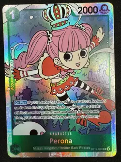 X2 cards One Piece Perona SR Legacy of the Master Foil Card OP12-034 NM - Image 1