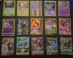 Pokemon TCG 15 Card Lot Bundle Misc Sets & Eras Rayquaza Beedrill Articuno Etc. - Image 1