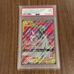 2019 Pokemon S&M Unbroken Bonds Card 204/214 Gardevoir Sylveon GX Graded PSA 9 - Image 1