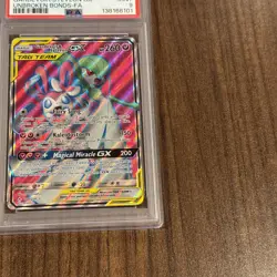 2019 Pokemon S&M Unbroken Bonds Card 204/214 Gardevoir Sylveon GX Graded PSA 9 - Image 4
