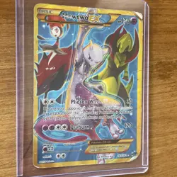 Pokemon Mewtwo-EX TCG Breakthrough Holo Card 163/162 Secret Rare - Image 1