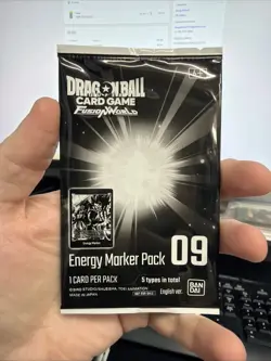 Dragon Ball Fusion World Card Game Energy Marker Pack 09 Booster Pack English - Image 1