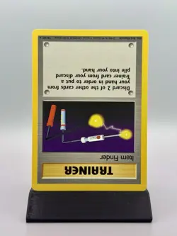 Item Finder Trainer 74/102 Base Set LP - Pokemon TCG Card Rare - Image 2