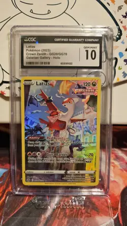 Pokemon TCG Latias Crown Zenith Galarian Gallery Holo Card GG20/GG70 - Image 1