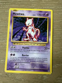 Pokemon Card Mewtwo Holo Trading Card Game Classic #014/034 NM - Image 1