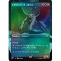 FOIL CONSECRATED SPHINX (BORDERLESS) Double Masters 2022 Magic MTG MINT CARD - Image 1