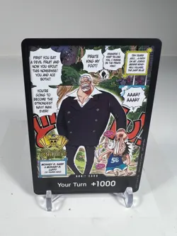 One Piece 2nd Anniversary Card DON!! Monkey.D.Garp Promo - Image 1