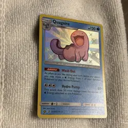 Quagsire SV10/SV94 NM Holo Rare Sun & Moon Hidden Fates Shiny Vault Pokemon Card - Image 3