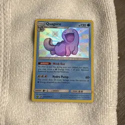 Quagsire SV10/SV94 NM Holo Rare Sun & Moon Hidden Fates Shiny Vault Pokemon Card - Image 5