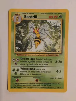 Beedrill - 17/102 - Pokemon Base Set Unlimited Rare Card - Image 1