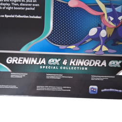 Pokemon Trading Card Game Greninja ex and Kingdra ex Special Collection In Hand - Image 5