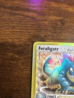 Pokemon TCG Feraligatr EX Dragon Frontiers Holo Rare Card 2/101 Delta Species - Image 2