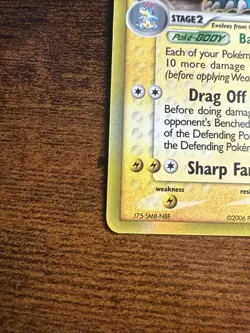 Pokemon TCG Feraligatr EX Dragon Frontiers Holo Rare Card 2/101 Delta Species - Image 5