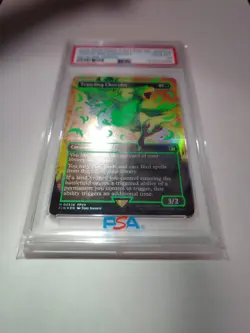 Magic The Gathering Mtg Travelling Chocobo Neon Ink Green 551D PSA10 Gem - Image 2