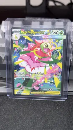 Pokemon TCG Mega Meganium EX Holo Card 360 HP Grass 272/217 English Stage 2 - Image 1