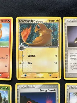 Pokemon EX Crystal Guardians 6 Card Lot - Charmander, Bulbasaur, & Trainers - Image 4