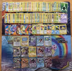 Vintage & Modern Pokemon Card Lot Holo Etc MP-Damaged Celebi Mew 420+ - Image 1