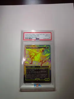 Magic The Gathering Mtg Travelling Chocobo Neon Ink Yellow 551A PSA10 Gem - Image 1