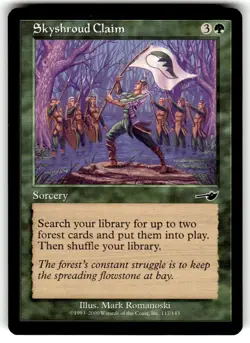 Nemesis Magic: The Gathering Skyshroud Claim MTG - Image 1