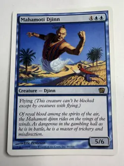 MTG Magic The Gathering Eighth 8th Edition Mahamoti Djinn Rare LP - Image 1