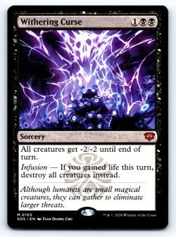 Withering Curse - Secrets of Strixhaven - MTG - Image 1