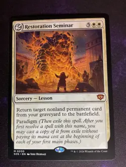 MTG * Restoration Seminar Secrets of Strixhaven * 1X * NM - Image 1