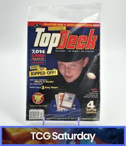 TOP DECK VOL. 2 #1 MAGAZINE W/ PROMO & MTG URZA'S LEGACY BOOSTER PACK SEALED - Image 1